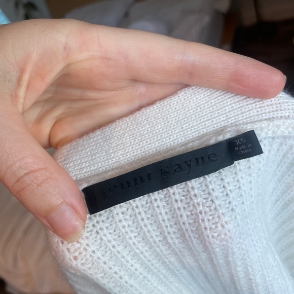 Cashmere Ivory Boatneck Sweater - Picture 5 of 7